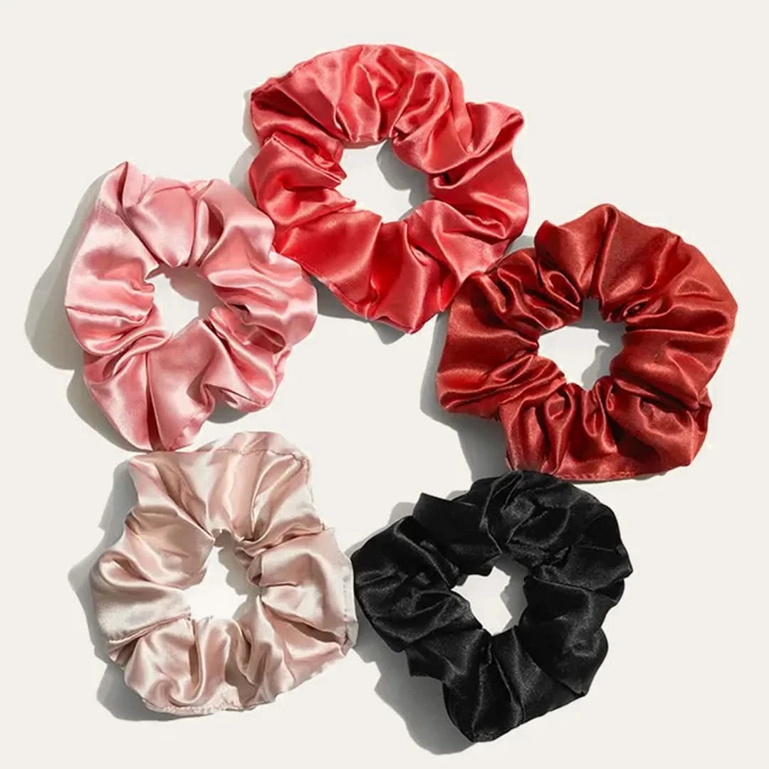 Satin Hair Scrunchies