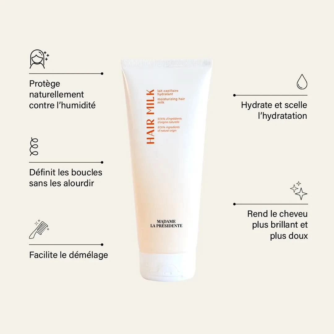 العناية المرطبة - حليب الشعر